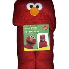 Sesame Street Elmo's World 100% Cotton Hooded Towel and Washcloth set
