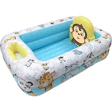 Fun Garanimals - Inflatable Baby Bathtub with water temperature display.