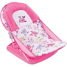 Summer Infant Mother's Touch Deluxe Baby Bather, Whale - Pink