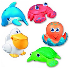 Munchkin Sea Squirts Bath Toys.