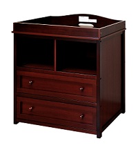 Athena Leila 2 Drawer Changer, Cherry Changing Table.