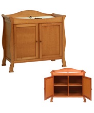 Davinci Oak Color 2-door Changing Table