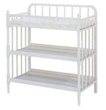 DaVinci Jenny Lind Baby Changing Tables with Shelves, White.