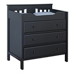 Davinci Roxanne 3-Drawer Changing Table Black