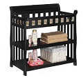 Delta Eclipse Changing Table in Black Finish