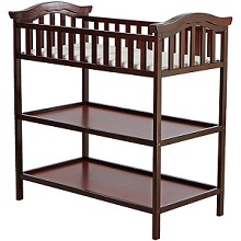 cherry wood changing table