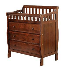 Dream on Me Marcus Changing Table and Dresser, Espresso