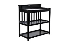 Dream On Me Zoey 3 in 1 Convertible Changing Table, Black