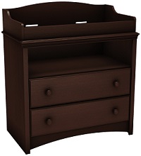South Shore Angel Changing Table, Espresso : Changing Dresser