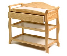 Storkcraft - Aspen Changing Table with Drawer, Natural