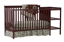 Storkcraft Milan 2-in-1 Fixed Side Convertible Crib and Changer