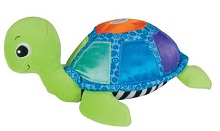 Lamaze Turtle Tunes - musical turtle animal toy for babies with brightly colored musical shell