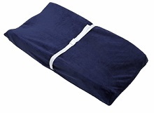 Nautica Zachary Embossed Navy Changing Pad Cover Boy