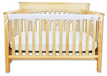 Trend Lab Crib Wrap Fleece Rail Cover, bite guard crib teething crib guard