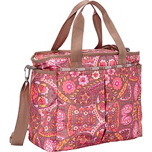 LeSportsac Ryan Baby Diaper Bag with Pockets Flower Child Design